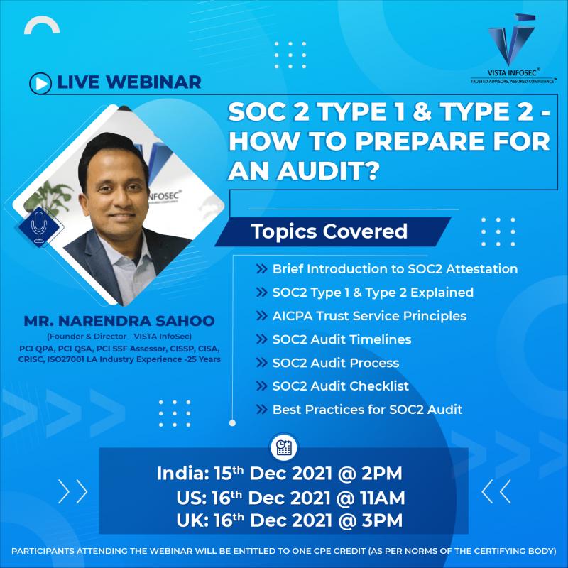 SOC 2 Type 1 & Type 2- How to Prepare for Audit?