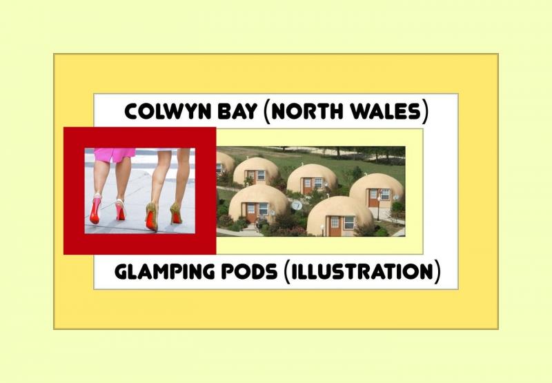 Celebrity WAGS in Wales / Cheshire / Chester wore Jimmy Choo, Louboutin, Prada, D&G, Gucci, Louise Vuitton, to see Colwyn Bay Land