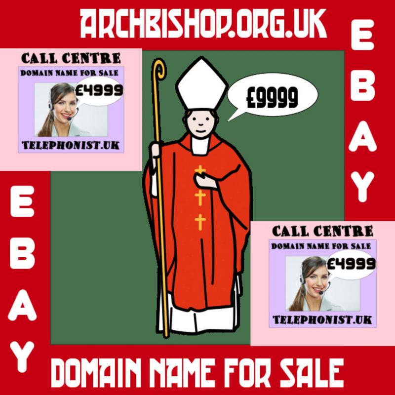 Online Traders are selling Domain Names like archbishop.org.uk, telephonist.uk (via eBay) & meta.fi (recently bought by FaceBook).