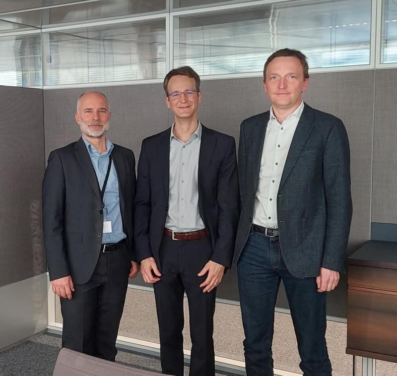 from left to right: Peter Nemcek (Co-Founder and CTO), Alexander Kofink (CEO), Marko Svetina (Co-Founder and Managing Director)