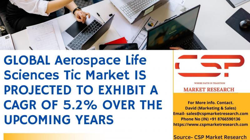 GLOBAL Aerospace Life Sciences Tic Market IS PROJECTED TO EXHIBIT A CAGR OF 5.2% OVER THE UPCOMING YEARS