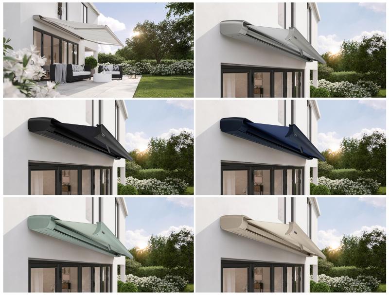 For its 50th anniversary in 2022, the awning manufacturer has introduced five elegant frame colours in a specially coated finish.