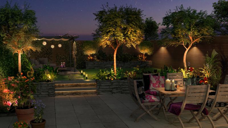 Your garden summer ready with outdoor smart lights