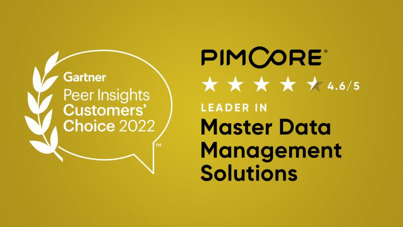 Pimcore Recognized Again as a 2022 Gartner® Peer Insights™ Customers' Choice in MDM Solutions