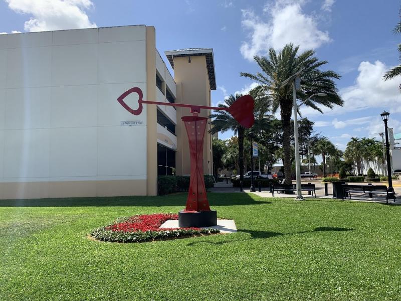 'Let LOVE Guide Your Way' Now Listed In The National Public Art Archive Putting Dania Beach, Florida On The Map!
