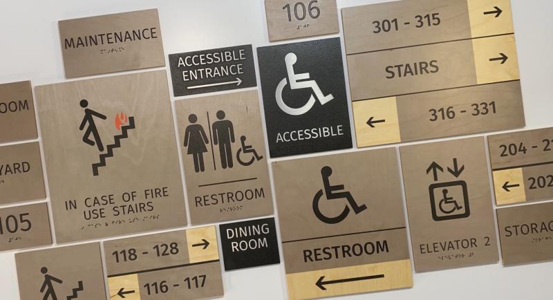 Custom ADA and Wayfinding Signage