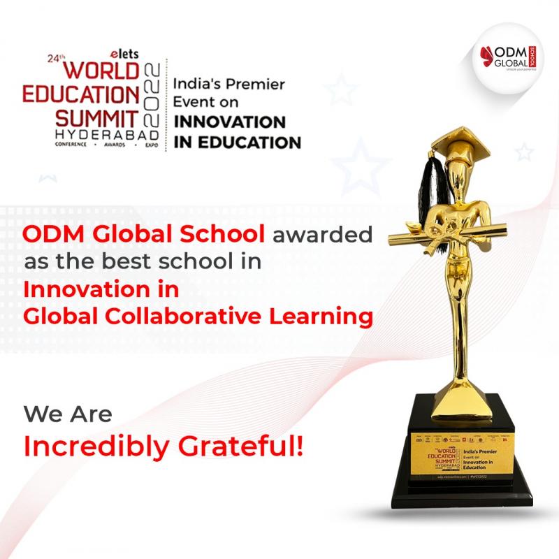 ODM Global School Awarded as The Best School in ELets World
