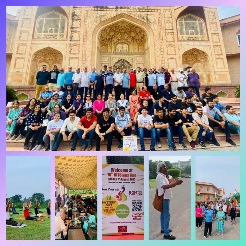 BITSian Day Celebrations Galore - BITSAA Jaipur Glows with BGM 2023 Mystery Gifts and Har Ghar Tiranga Clarion Call