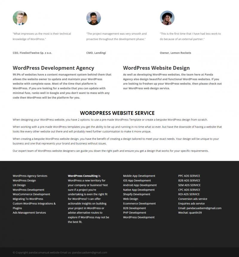DesignStudio London New York Sydney Shanghai WordPress Design WordPress Development