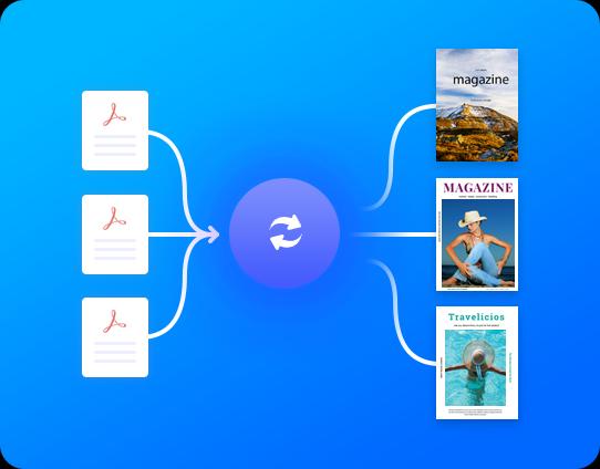 Creators can easily make page-turning pamphlets and enjoy multifunctional elements using Flip PDF Plus Pro.