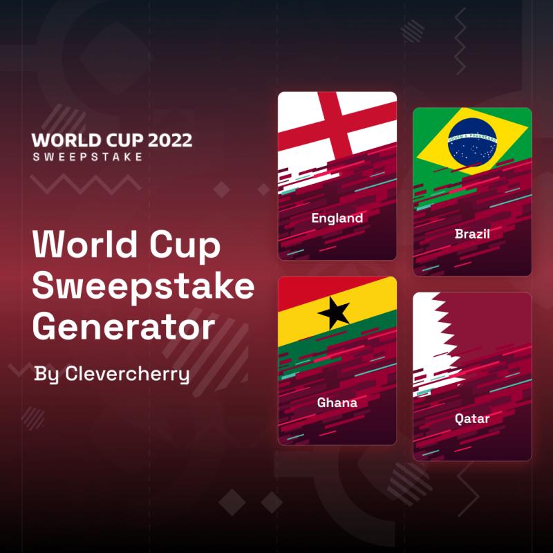 Clevercherry's Free World Cup Sweepstake Generator