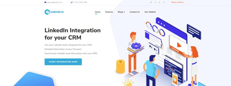 LeadCRM Launches a One-Click Solution to Sync Your LinkedIn