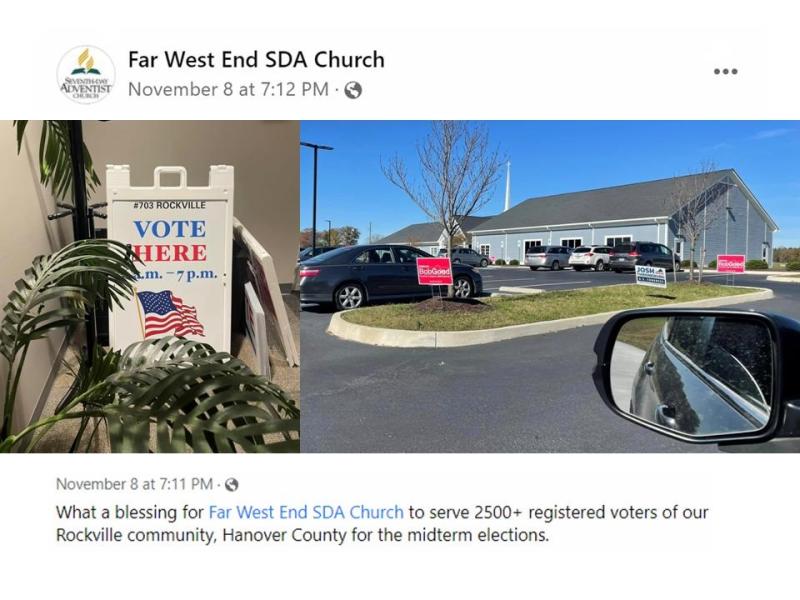 When Adventist Churches Serve as Polling Stations for Voters