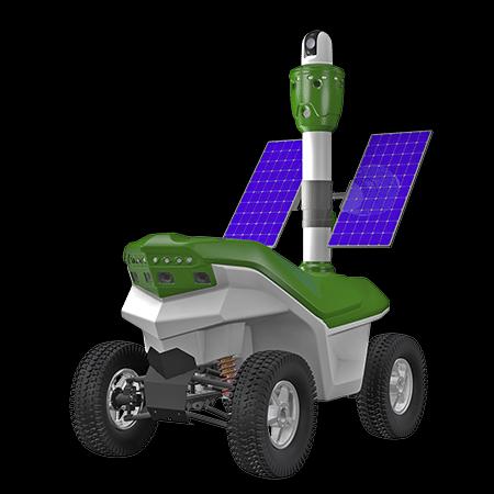 Solar Powered Security Robot