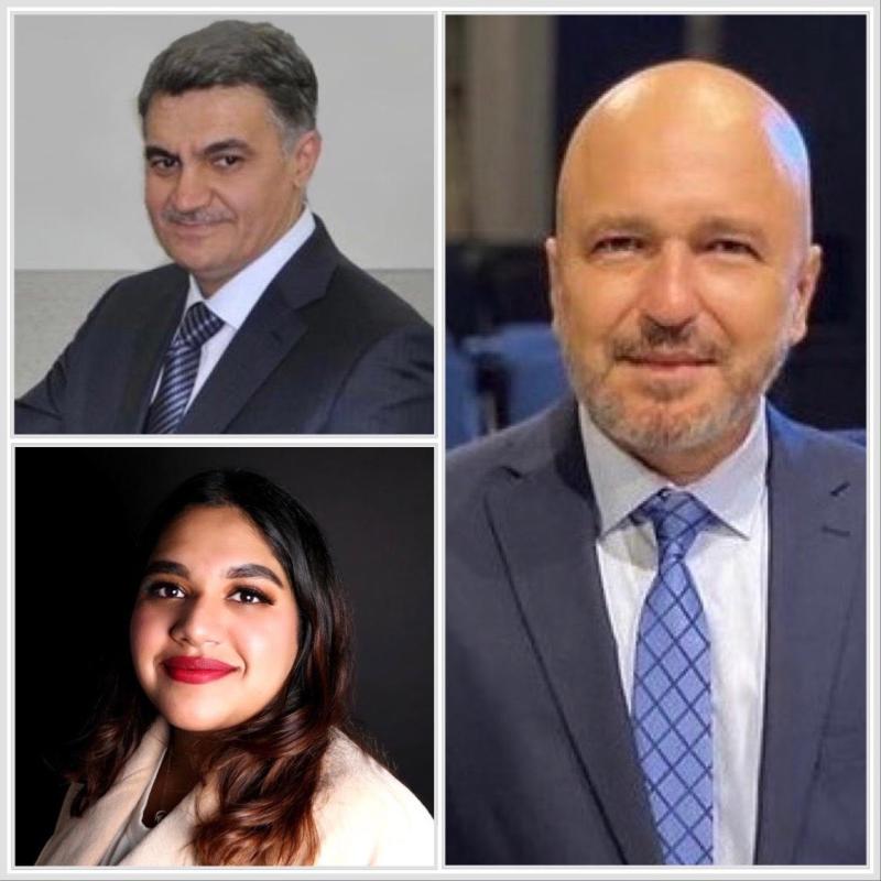 Osama Al Ali, President CEG, Nabeeha Hussain, Managing Director Diamond Consulting, Sertan Aycicek, Vice President IKAR Holdings