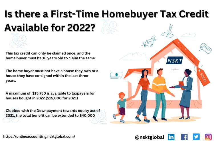 Is there a first-time homebuyer tax credit available for 2022?