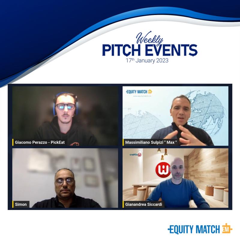Commencing the year's first session of 'Weekly Pitch Events' by EquityMatch.co