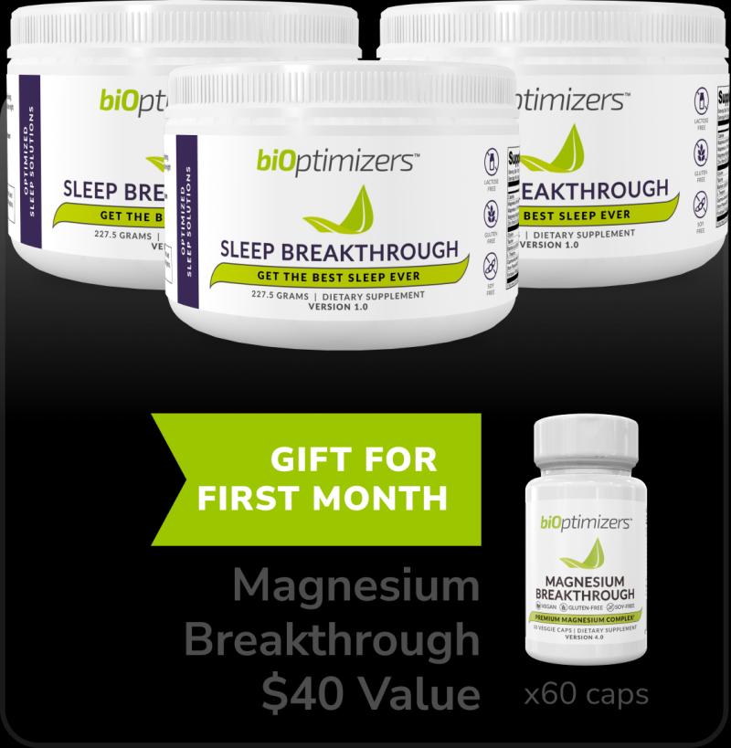 Bioptimizers Sleep Breakthrough (Natural Sleep Solution) Fall