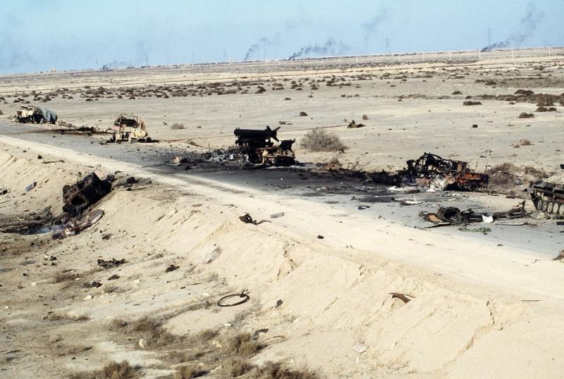 Euphrates River Dried Up {PD} U.S. National Archives