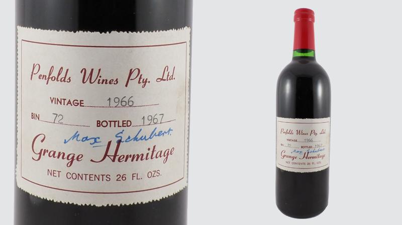 Rare 1966 Penfolds Grange Hermitage Bin 72 to Be Auctioned: Opening Bid at $15,000