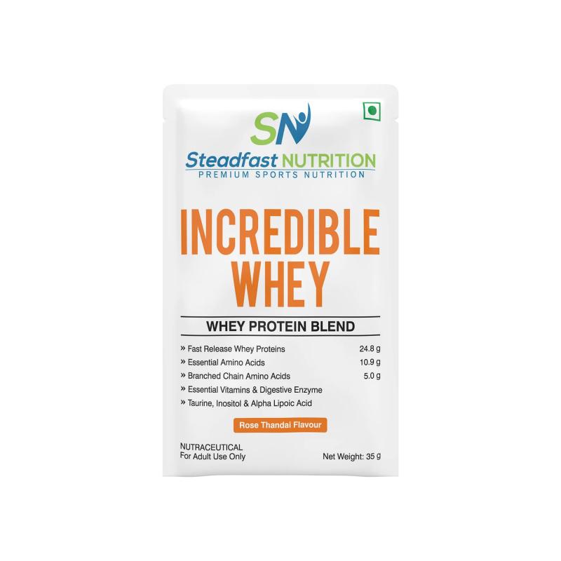 Introducing Steadfast Nutrition's Delicious and Nutritious Rose Thandai Whey Protein - A Refreshing Twist on Your Daily Protein Routine!
