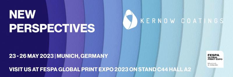FESPA 2023 - Kernow Coatings Announce Product Launches