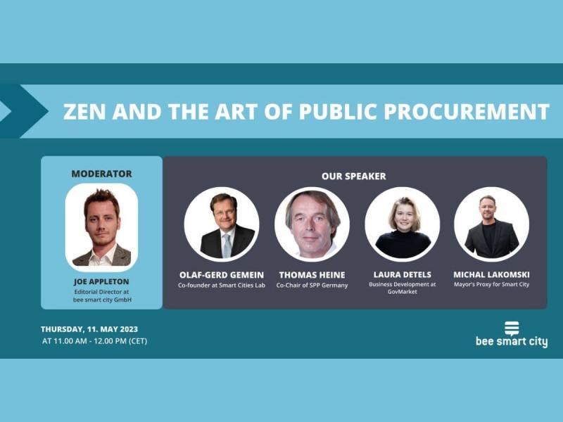 Panel discussion about public procurement in the smart city sector