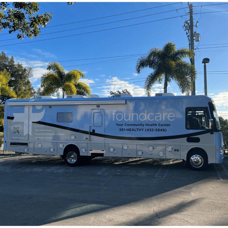 MAKING A DIFFERENCE, ONE STOP AT A TIME: FOUNDCARE LAUNCHES MOBILE HEALTH UNIT TO SERVE RIVIERA BEACH COMMUNITY