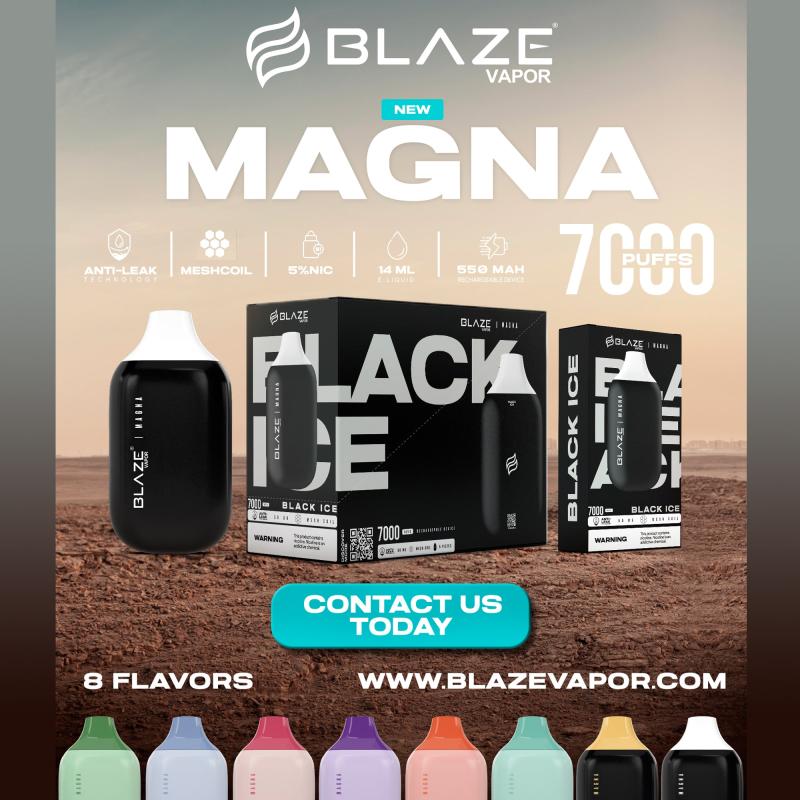 Blaze Vapor Disrupts the Vaping Industry with Revolutionary