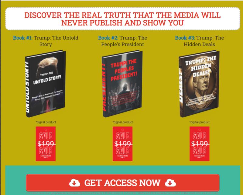 Trump Trilogy Books - About The Man Who Changed American Politics