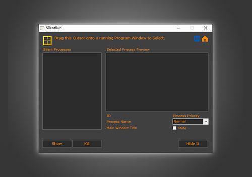 SilentRun - Run Programs Silently in the Background on Windows
