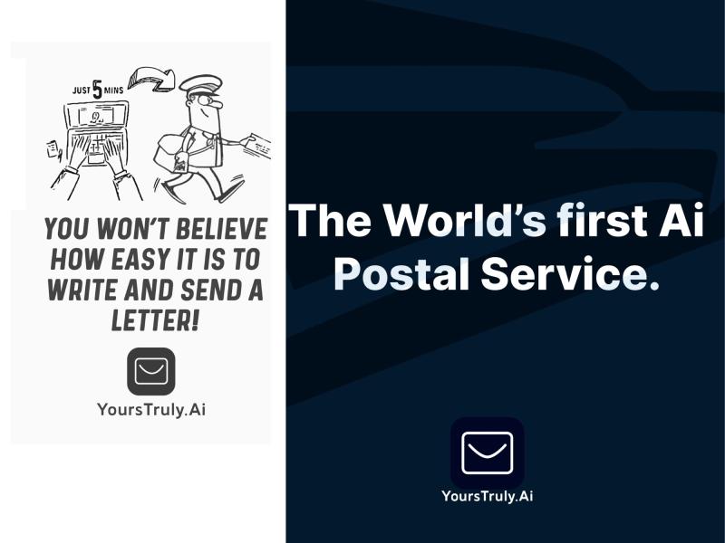 YoursTruly makes it easy to write and send physical mail to your friends, family, and coworkers with Ai.
