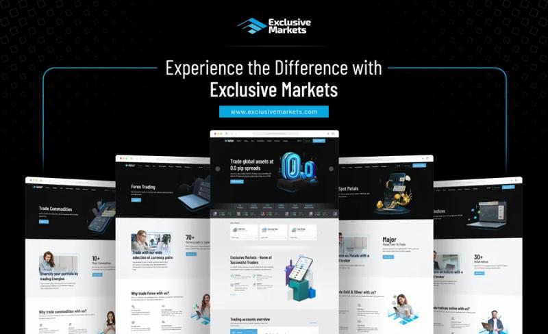 Exclusive Markets Announces the Launch of Brand-New Website to Empower Investors Worldwide