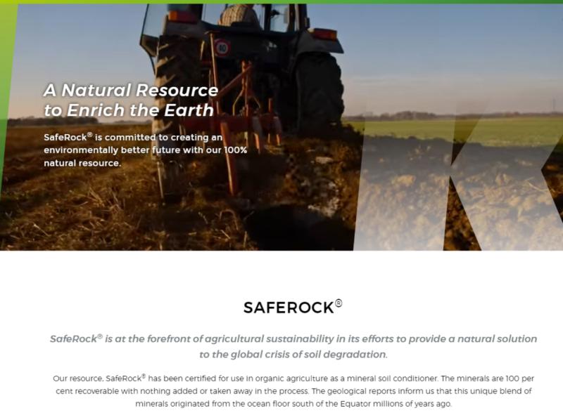 SafeRock® Unveils Revolutionary Soil Conditioner to Transform Global Agriculture