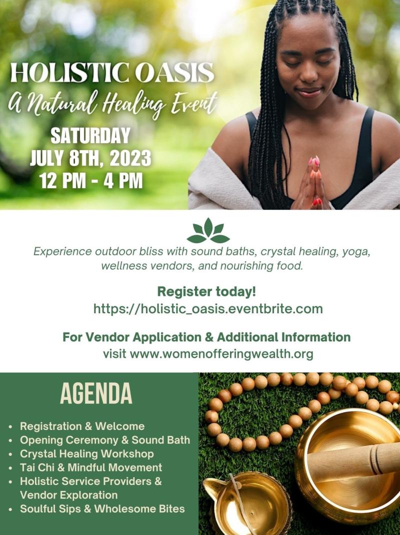 Introducing Holistic Oasis: A Natural Healing Event - A Celebration of Wellness, Health, and Mindfulness