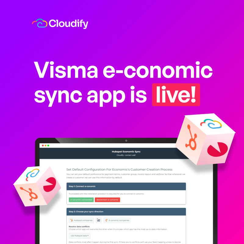 Visma e-conomic HubSpot Integration: Automate your invoicing process and improve data quality