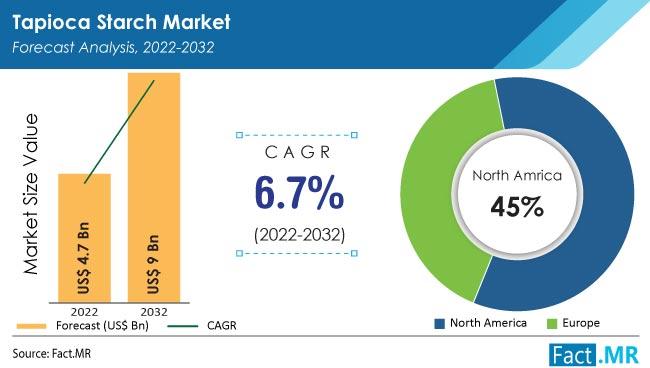 Tapioca Starch Market Is Expected To Surpass A CAGR Of 6.7% By 2032