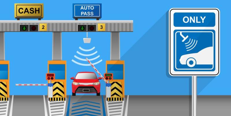 How the electronic toll badge works for professionals