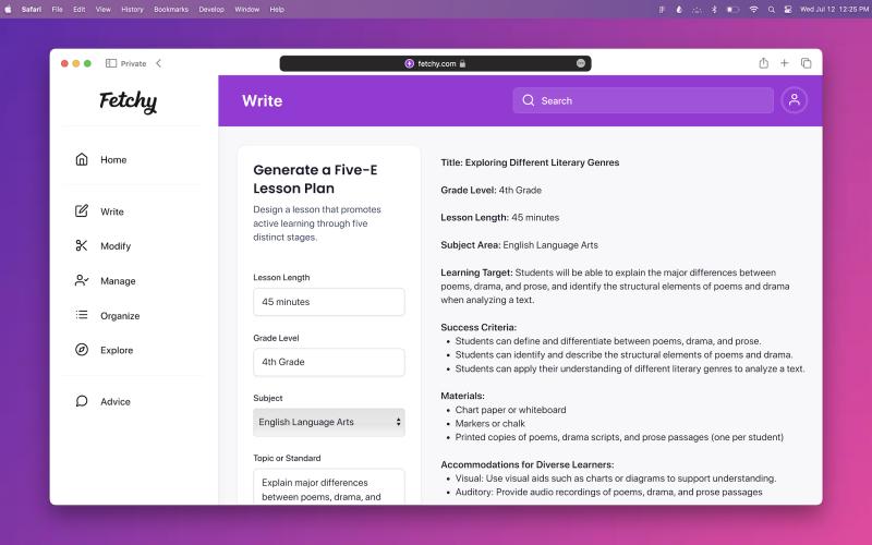 Fetchy, an ed-tech startup, is transforming education nationwide, leveraging AI to revolutionize the way teachers work.