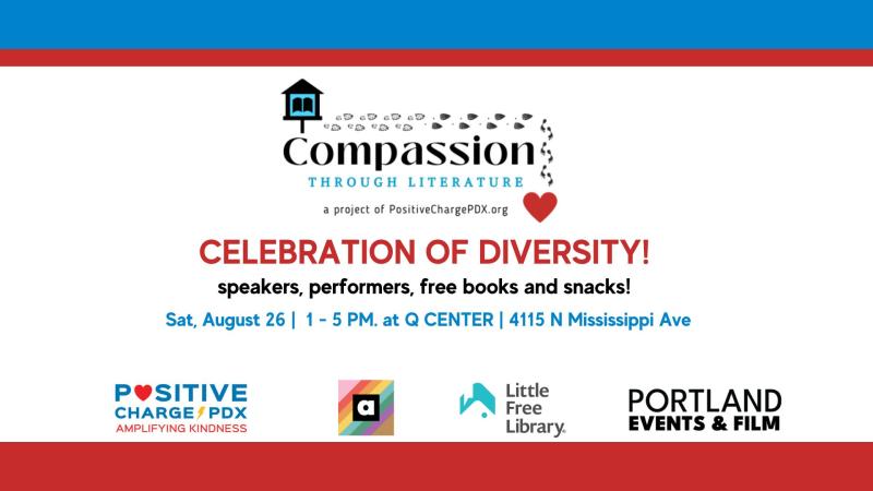 Guest Speakers and Performers, Book Giveaways, Activities for Children, and Snacks at PC! PDX's Celebration of Diversity