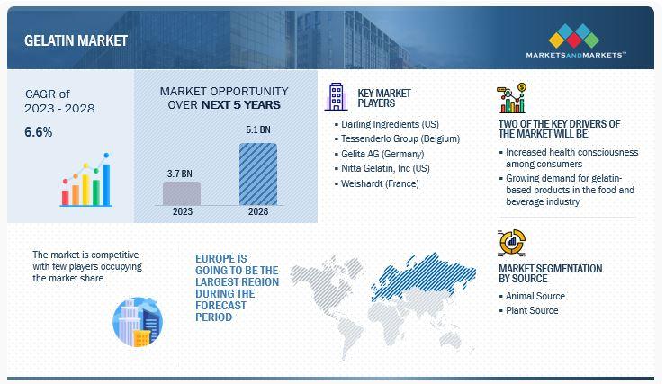 Gelatin Market Size, Share & Growth Analysis Report, 2028