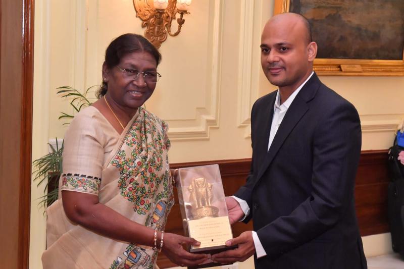 President of India Honors Dr. Rahul Chaudhary for Pioneering Social Upliftment through Education, Healthcare, and Agriculture