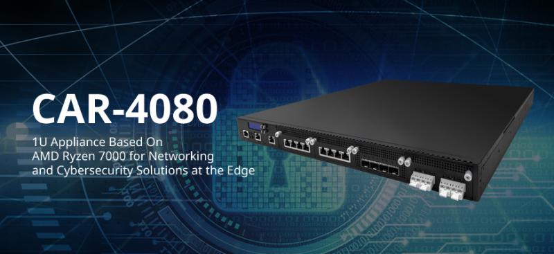 CASwell Announces CAR-4080 with AMD Ryzen 7000 For Networking And Cybersecurity Solutions At The Edge