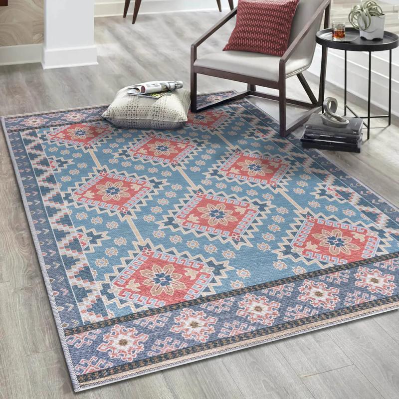 Change Your Perception of Space with Vernal Washable Geometric Rugs