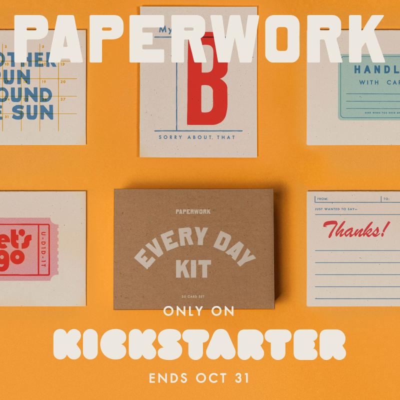 Back the Paperwork Kickstarter by October 31!