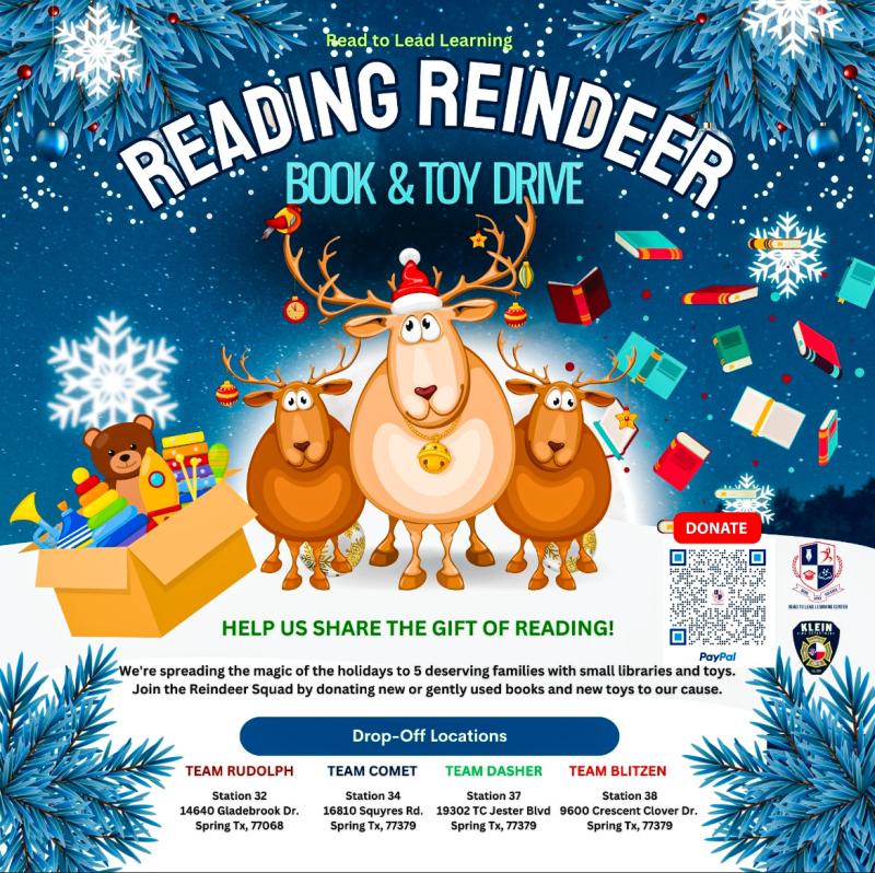 Spark joy with books and toys! Join our drive at Read to Lead, bringing smiles and endless possibilities to children in need.