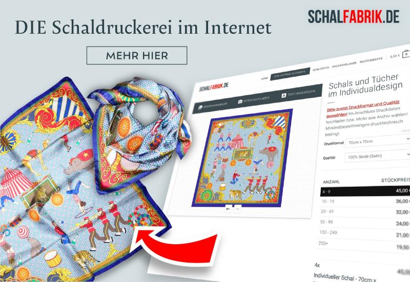 Schalfabrik.de is starting worldwide dropshipping for customade scarfs