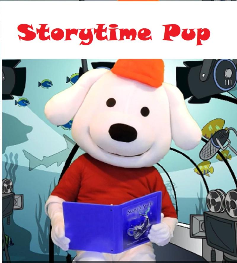 Storytime Pup Reads To Children On His YouTube Channel