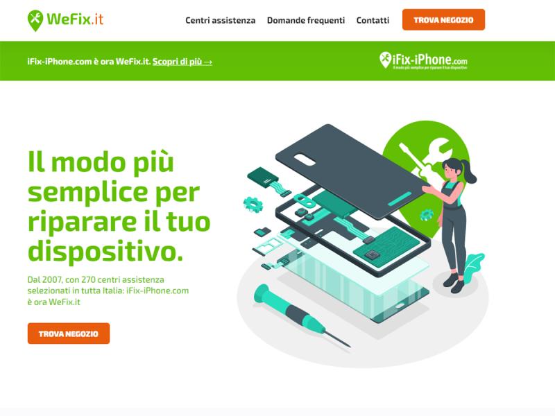 iPhone repair shops in Rome selected by WeFix.it