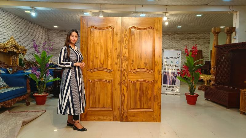 Latest Double Door Designs top quality best price brand - Aarsun